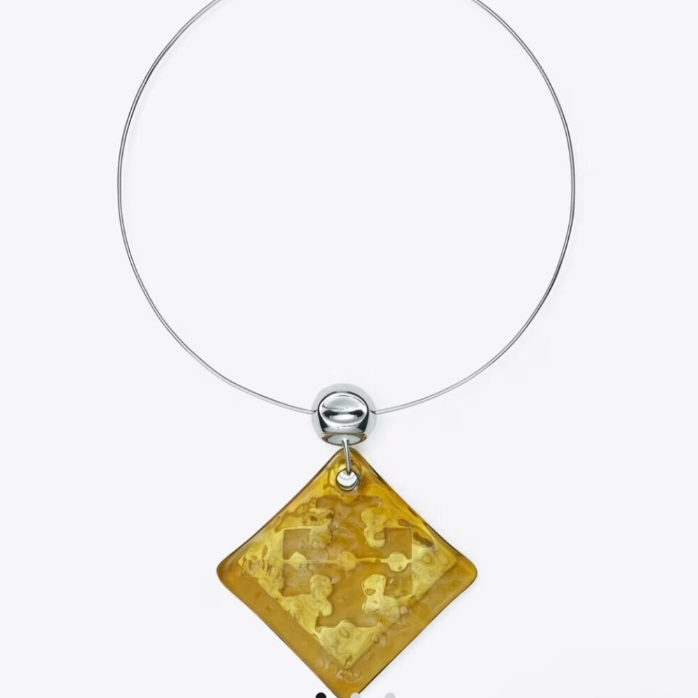 Tory Burch Logo Choker Necklace